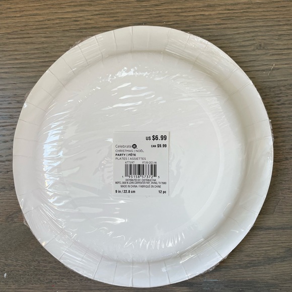 Paper Plates Peace on Earth, 12 pc - Picture 2 of 2